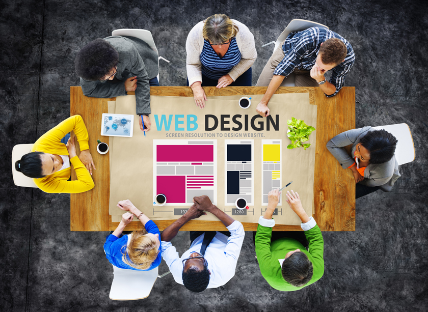 Web Design Network Website Ideas Media Information Concept